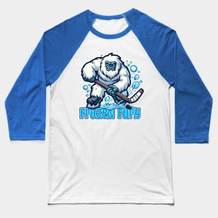 Frozen Fury - Yeti Baseball T-Shirt